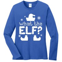 What The Elf Funny Christmas Gift Ladies Long Sleeve Shirt