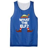 What The Elf Christmas Family Matching Confused Elf Costume Great Gift Mesh Reversible Basketball Jersey Tank