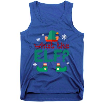 What The Elf Funny Christmas Gift Tank Top