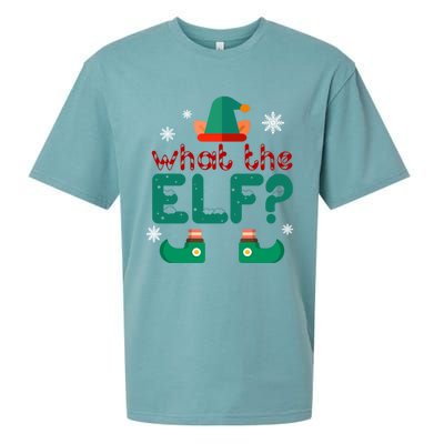 What The Elf Funny Christmas Gift Sueded Cloud Jersey T-Shirt