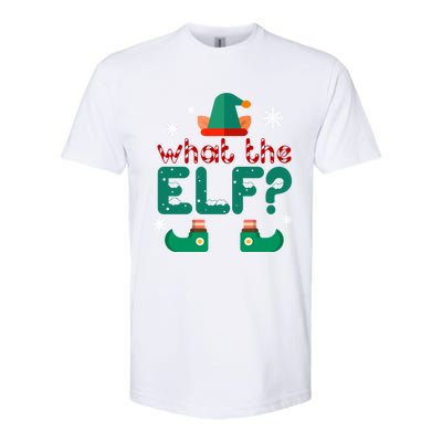 What The Elf Funny Christmas Gift Softstyle CVC T-Shirt