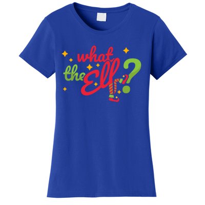 What The Elf? Funny Humor Family Christmas Meaningful Gift Women's T-Shirt