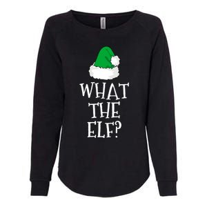 What The Elf Family Funny Christmas Gift Cool Gift Womens California Wash Sweatshirt