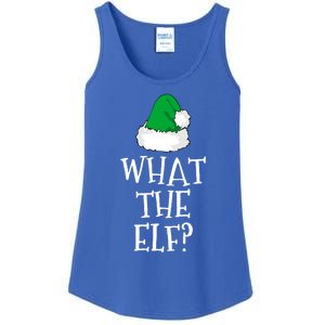 What The Elf Family Funny Christmas Gift Cool Gift Ladies Essential Tank