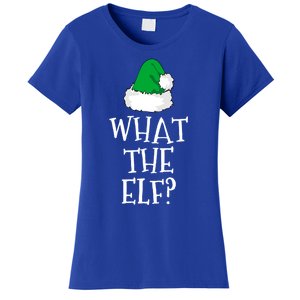 What The Elf Family Funny Christmas Gift Cool Gift Women's T-Shirt