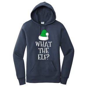 What The Elf Family Funny Christmas Gift Cool Gift Women's Pullover Hoodie