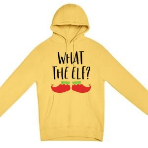 What The Elf Christmas Gift And Cute Gift Premium Pullover Hoodie