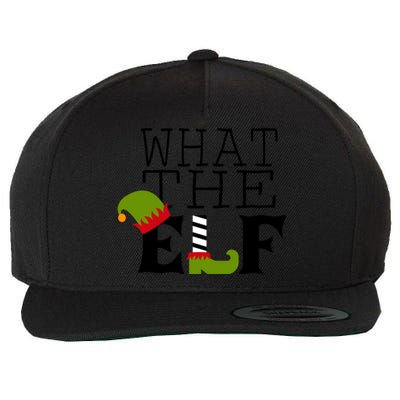 What The Elf Funny Christmas Festive Graphic Holiday Gift Wool Snapback Cap