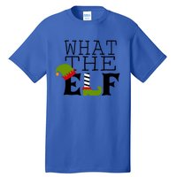 What The Elf Funny Christmas Festive Graphic Holiday Gift Tall T-Shirt