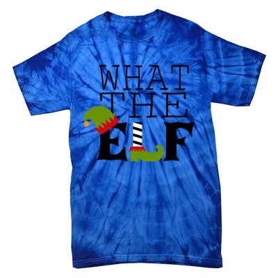 What The Elf Funny Christmas Festive Graphic Holiday Gift Tie-Dye T-Shirt