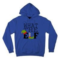 What The Elf Funny Christmas Festive Graphic Holiday Gift Tall Hoodie