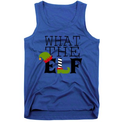 What The Elf Funny Christmas Festive Graphic Holiday Gift Tank Top