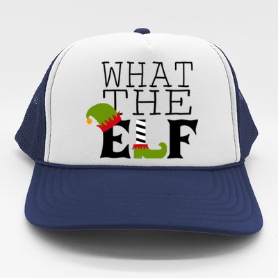 What The Elf Funny Christmas Festive Graphic Holiday Gift Trucker Hat