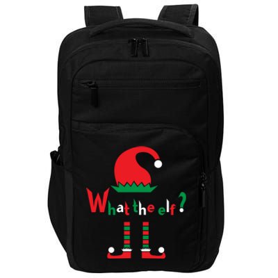 What The Elf Funny Christmas Wear Gift Impact Tech Backpack