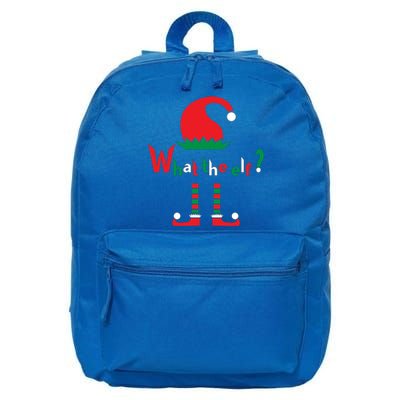 What The Elf Funny Christmas Wear Gift 16 in Basic Backpack