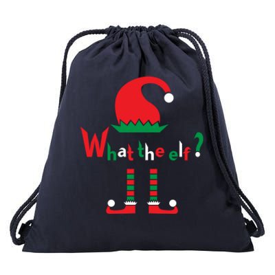 What The Elf Funny Christmas Wear Gift Drawstring Bag