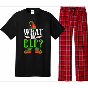 What The Elf Funny Ears No Swearing Christmas Gift Pajama Set