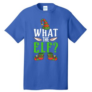 What The Elf Funny Ears No Swearing Christmas Gift Tall T-Shirt