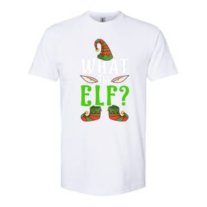 What The Elf Funny Ears No Swearing Christmas Gift Softstyle CVC T-Shirt