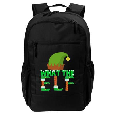 What The Elf Funny Family Matching Christmas Cute Gift Backpack