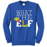 What The Elf Funny Christmas Festive Graphic Holiday Gift Tall Sweatshirt