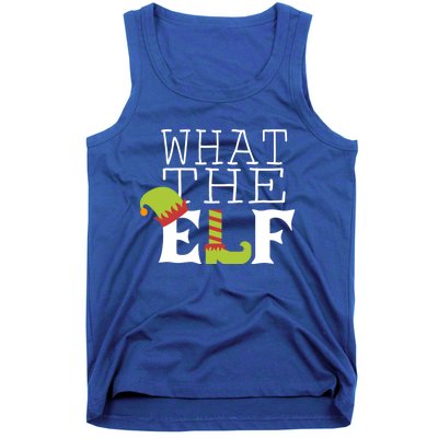 What The Elf Funny Christmas Festive Graphic Holiday Gift Tank Top