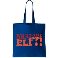 What The Elf Funny Holiday Christmas Gift Tote Bag