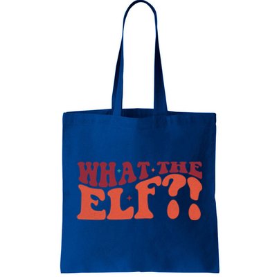 What The Elf Funny Holiday Christmas Gift Tote Bag