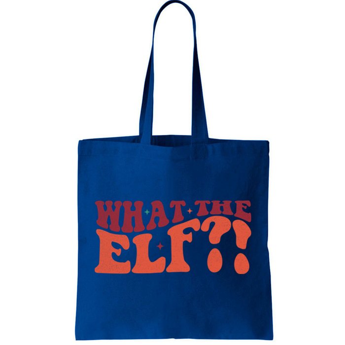 What The Elf Funny Holiday Christmas Gift Tote Bag