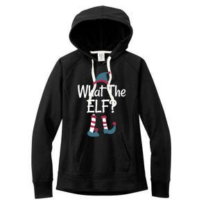 What The Elf Group Matching Family Christmas Gift Outfit Meaningful Gift Women's Fleece Hoodie