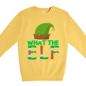 What The Elf Funny Family Matching Christmas Gift Premium Crewneck Sweatshirt