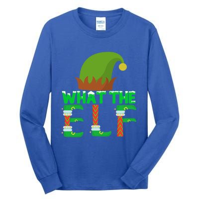 What The Elf Funny Family Matching Christmas Gift Tall Long Sleeve T-Shirt