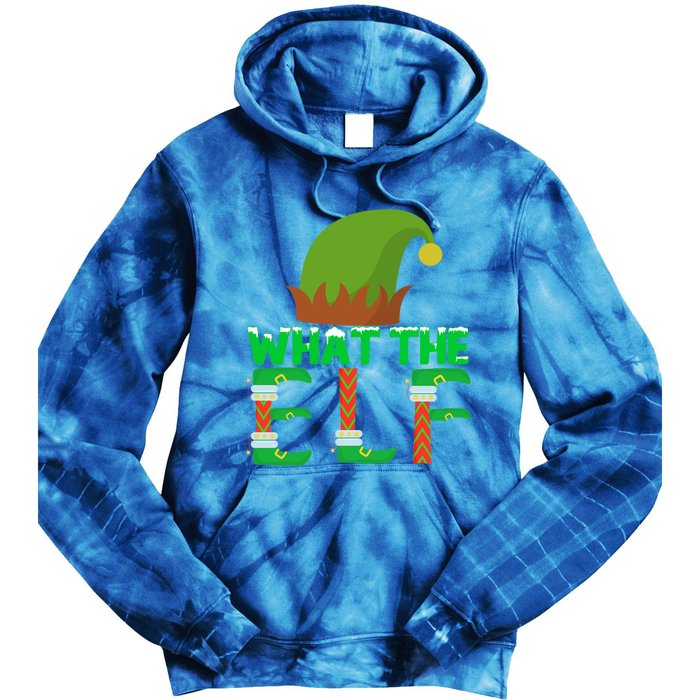 What The Elf Funny Family Matching Christmas Gift Tie Dye Hoodie