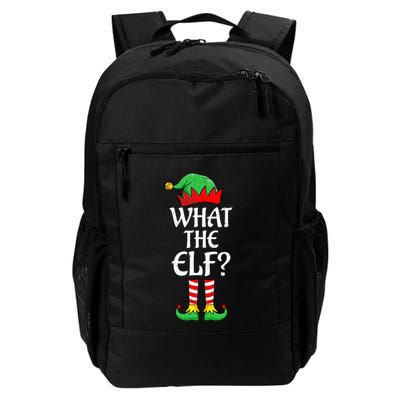 What The Elf Group Matching Family Christmas Outfit Pajama Meaningful Gift Backpack