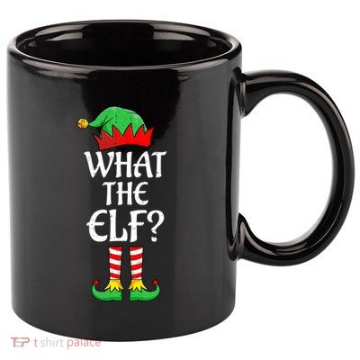 What The Elf Group Matching Family Christmas Outfit Pajama Meaningful Gift 11oz C Handle Ceramic Mug