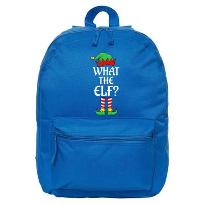 What The Elf Group Matching Family Christmas Outfit Pajama Meaningful Gift 16 in Basic Backpack