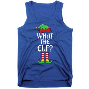 What The Elf Group Matching Family Christmas Outfit Pajama Meaningful Gift Tank Top