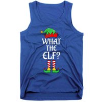 What The Elf Group Matching Family Christmas Outfit Pajama Meaningful Gift Tank Top