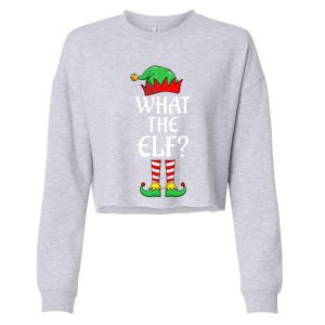 What The Elf Group Matching Family Christmas Outfit Pajama Meaningful Gift Cropped Pullover Crew