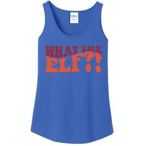 What The Elf Funny Holiday Christmas Gift Ladies Essential Tank