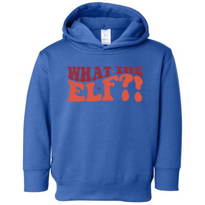 What The Elf Funny Holiday Christmas Gift Toddler Hoodie