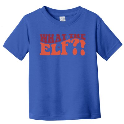 What The Elf Funny Holiday Christmas Gift Toddler T-Shirt