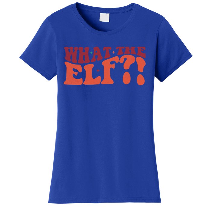 What The Elf Funny Holiday Christmas Gift Women's T-Shirt