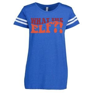 What The Elf Funny Holiday Christmas Gift Enza Ladies Jersey Football T-Shirt