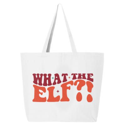 What The Elf Funny Holiday Christmas Gift 25L Jumbo Tote