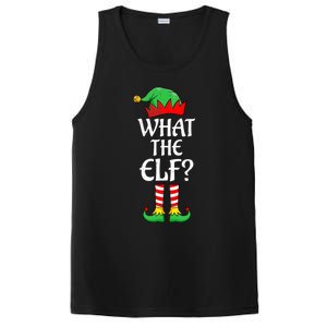 What The Elf Group Matching Family Christmas Outfit Pajama Funny Gift PosiCharge Competitor Tank