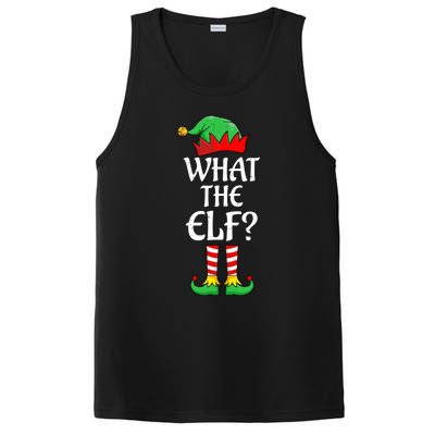 What The Elf Group Matching Family Christmas Outfit Pajama Funny Gift PosiCharge Competitor Tank