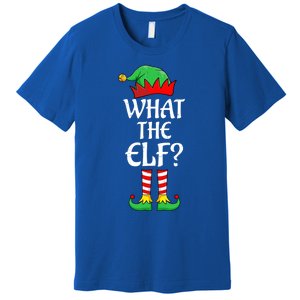 What The Elf Group Matching Family Christmas Outfit Pajama Funny Gift Premium T-Shirt