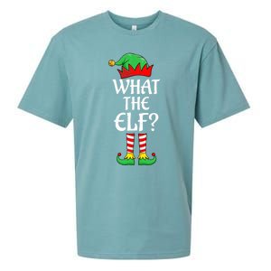 What The Elf Group Matching Family Christmas Outfit Pajama Funny Gift Sueded Cloud Jersey T-Shirt