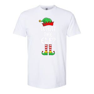 What The Elf Group Matching Family Christmas Outfit Pajama Funny Gift Softstyle CVC T-Shirt